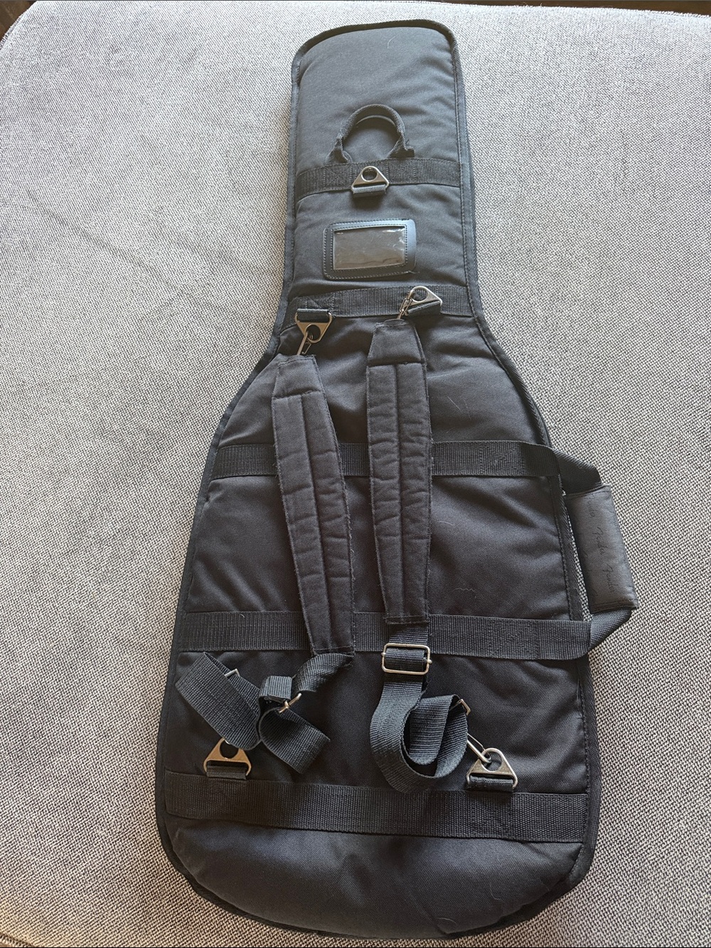 Fender Black Padded Guitar Gig Bag with Front Pockets - Picture 6 of 6
